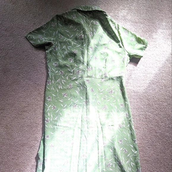 Vintage Floral Dress / Vintage Jaclyn Smith Maxi - Picture 3 of 10